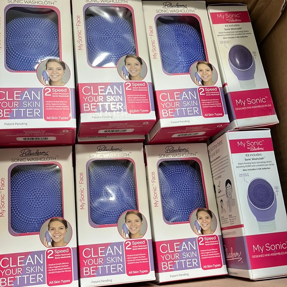 NWT 4 pulsaderm sonic washcloth